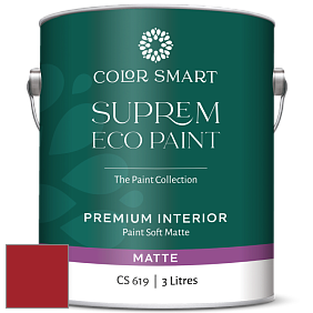 COLOR SMART CS 619 SUPREM ECO PAINT матовая краска цвет RAL 3002 
