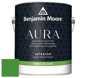 Benjamin Moore Aura 528 Waterborne Interior Semi-gloss Finish краска цвет NCS S 2075-G20Y 
