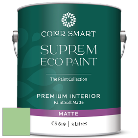 COLOR SMART CS 619 SUPREM ECO PAINT матовая краска цвет NCS S 1040-G20Y 