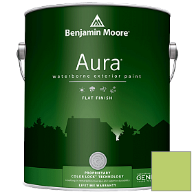 Краска Aura Waterborne Exterior Flat Finish (629) цвет 418 Willow Springs Green