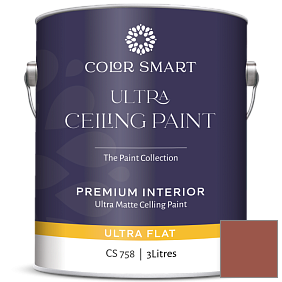 Краска COLOR SMART CS 758 ULTRA CEILING PAINT ультраматовая краска цвет 035 Baked Clay