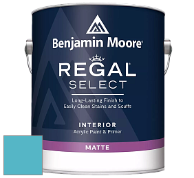 Benjamin Moore 548 IRegal Select Interior Paint - Matte краска цвет 768 Atlantis Blue