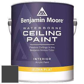Benjamin Moore 508 Waterborne Ceiling Paint краска для потолков цвет 2120-10 Jet Black