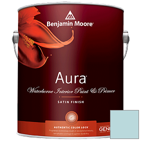 Краска Aura Waterborne Interior Satin Finish (526) цвет 2053-60 Tear Drop Blue