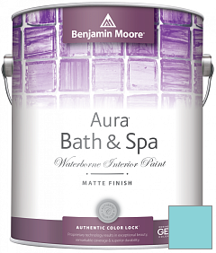 Краска Benjamin Moore Aura Bath & Spa Interior Paint Matte Finish (532) цвет 758 Rhythm and Blues