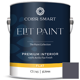 Краска COLOR SMART CS 745 ELIT PAINT глубокоматовая моющаяся краска цвет 1414 Super Nova