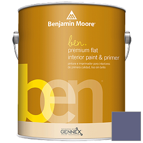 Краска Ben Premium Interior Latex Flat (W625) цвет 2069-30 Darkest Grape