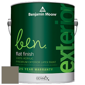 Benjamin Moore Ben 541 Waterborne Exterior Flat Finish краска цвет HC-100 BM HC-100