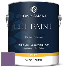 COLOR SMART CS 745 ELIT PAINT глубокоматовая моющаяся краска цвет NCS S 4040-R50B 