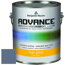 Benjamin Moore 794 Advance Interior Paint-High Gloss глянцевая алкидная эмаль цвет 832 Blue Heron