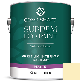 Краска COLOR SMART CS 619 SUPREM ECO PAINT матовая краска цвет 2021-60 Provence CrÃ¨me