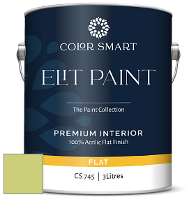 COLOR SMART CS 745 ELIT PAINT глубокоматовая моющаяся краска цвет NCS S 1040-G60Y 