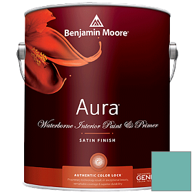 Краска Aura Waterborne Interior Satin Finish (526) цвет 670 Gulf Stream