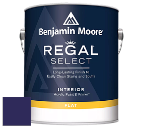 Benjamin Moore 547 Regal Select Waterborne Interior Flat Finish краска цвет RAL 5022 