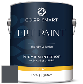 COLOR SMART CS 745 ELIT PAINT глубокоматовая моющаяся краска цвет 2119-30 Baby Seal Black