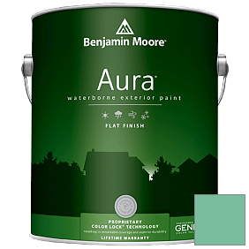 Краска Aura Waterborne Exterior Flat Finish (629) цвет 592 Rosamilia Green