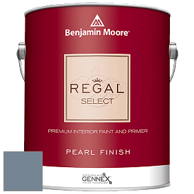 Benjamin Moore 550 Regal Select Waterborne Interior Pearl Finish краска цвет 1629 Bachelor Blue