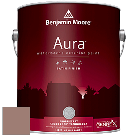 Benjamin Moore Aura 631 Waterborne Exterior Satin Finish краска цвет 2095-40 Mudslide