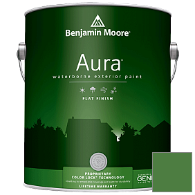 Краска Aura Waterborne Exterior Flat Finish (629) цвет 2034-20 Vine Green