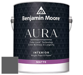Benjamin Moore Aura 522 Interior Paint - Matte краска цвет 2121-10 Gray
