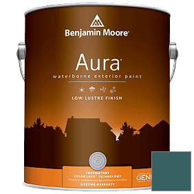 Краска Aura Waterborne Exterior Low Lustre Finish (634) цвет 2054-20 Beau Green