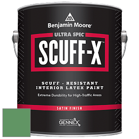 Benjamin Moore 486 Ultra Spec SCUFF-X Interior Satin Finish краска цвет 2036-30 Green with Envy