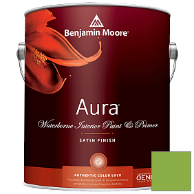 Краска Aura Waterborne Interior Satin Finish (526) цвет 420 Apple Lime Cocktail