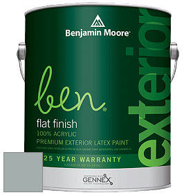 Benjamin Moore Ben 541 Waterborne Exterior Flat Finish краска цвет AC-16 BM AC-16
