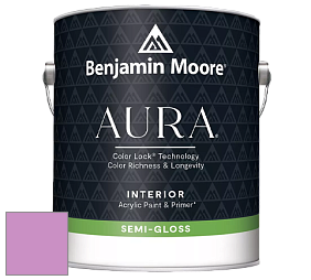 Benjamin Moore Aura 528 Waterborne Interior Semi-gloss Finish краска цвет NCS S 1050-R40B 