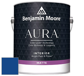 Benjamin Moore Aura 522 Interior Paint - Matte краска цвет RAL 5005 