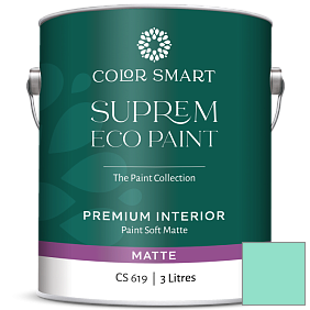Краска COLOR SMART CS 619 SUPREM ECO PAINT матовая краска цвет 2044-50 Bermuda Teal