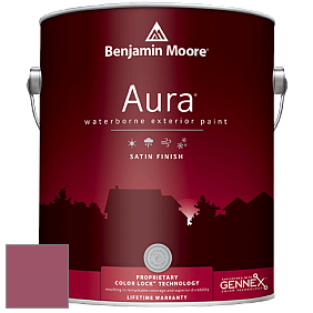 Benjamin Moore Aura 631 Waterborne Exterior Satin Finish краска цвет 2085-30 Gypsy Love