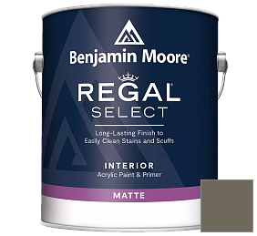 Краска Regal Select Interior Paint - Matte (548) цвет 1561 Castle Peak Gray