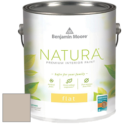 Benjamin Moore 512 Natura Interior Flat Finish матовая краска цвет 996 Ashen Tan