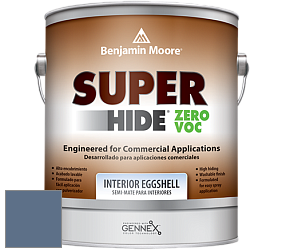 Benjamin Moore 357 Super Hide Zero Voc Interior Eggshell краска цвет 832 Blue Heron
