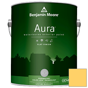 Краска Aura Waterborne Exterior Flat Finish (629) цвет 320 Amarillo
