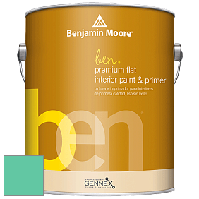Benjamin Moore Ben W625 Premium Interior Latex Flat краска цвет NCS S 1050-B90G 