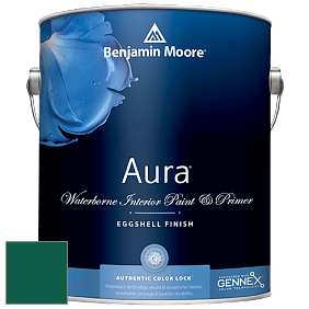 Benjamin Moore Aura 524 Waterborne Interior Eggshell Finish краска цвет NCS S 5540-B90G 