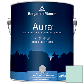 Краска Aura Waterborne Exterior Semi-Gloss Finish (632) цвет 646 Hannity Green