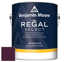Benjamin Moore 547 Regal Select Waterborne Interior Flat Finish краска цвет RAL 4007 