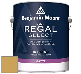 Benjamin Moore 548 IRegal Select Interior Paint - Matte краска цвет 279 Hollywood Gold