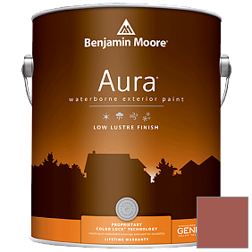 Краска Aura Waterborne Exterior Low Lustre Finish (634) цвет 1203 Warm Sienna