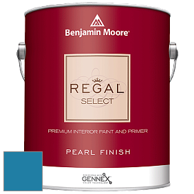 Benjamin Moore 550 Regal Select Waterborne Interior Pearl Finish краска цвет 784 Blue Macaw