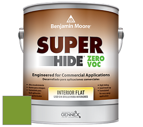 Benjamin Moore 355 Super Hide Zero Voc Interior Flat краска цвет 2029-20 Baby Fern