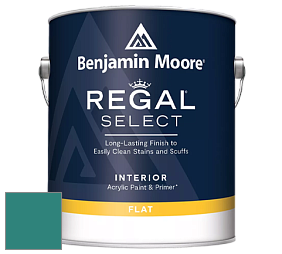 Benjamin Moore 547 Regal Select Waterborne Interior Flat Finish краска цвет NCS S 4040-B60G 