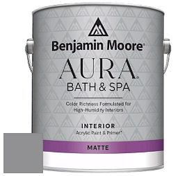 Benjamin Moore Aura 532 Bath & Spa Waterborne Interior Paint Matte Finish краска цвет NCS S 4502-R50B 