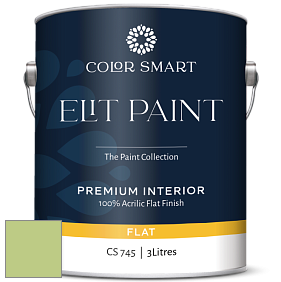 COLOR SMART CS 745 ELIT PAINT глубокоматовая моющаяся краска цвет NCS S 1040-G40Y 