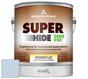 Benjamin Moore 355 Super Hide Zero Voc Interior Flat краска цвет 820 Misty Blue