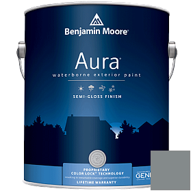 Краска Aura Waterborne Exterior Semi-Gloss Finish (632) цвет 1594 Shaker Gray