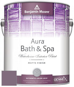 Benjamin Moore Aura 532 Bath & Spa Waterborne Interior Paint Matte Finish краска цвет NCS S 5020-R40B 